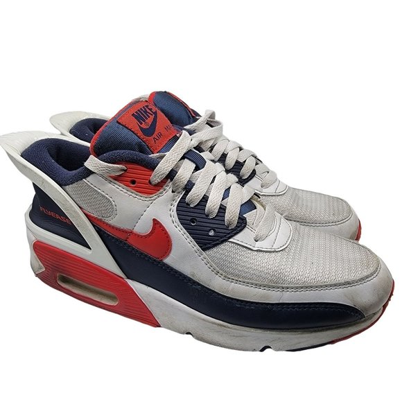 Nike Air Max 90 Flyease GS University Red Shoes Womens